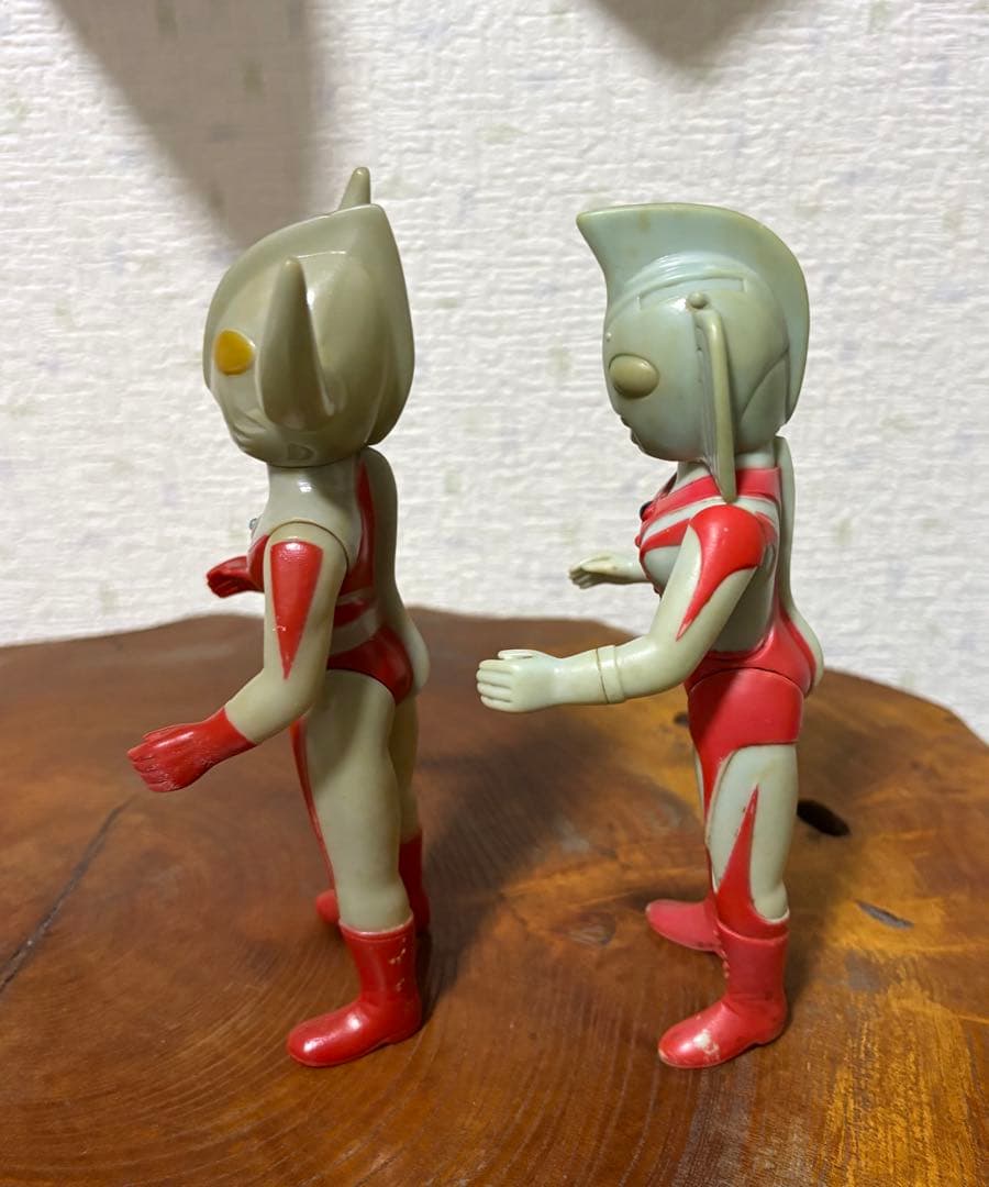 当時物ブルマァク　ウルトラの父　母　2体セット　記名無し