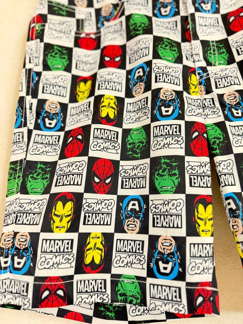 Jack Bunny ハーフパンツ MARVELコラボ アメコミ総柄 6