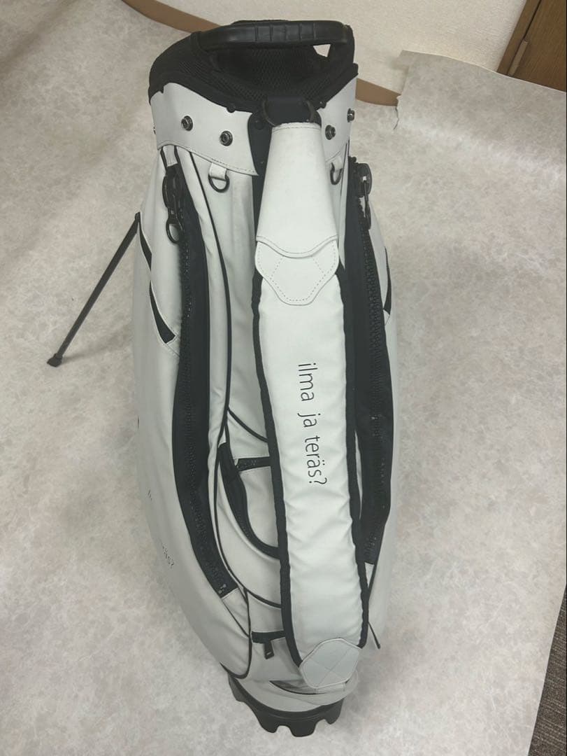 Lahella golf ホワイト スタンド式　キャディバッグ
