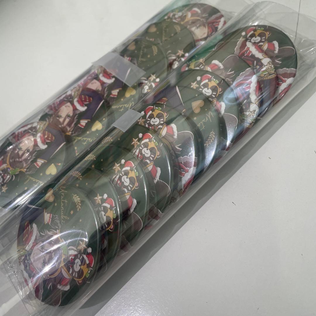 M93.うらたぬき 2020 缶バッジ サンタ クリスマス 浦島坂田船 等身