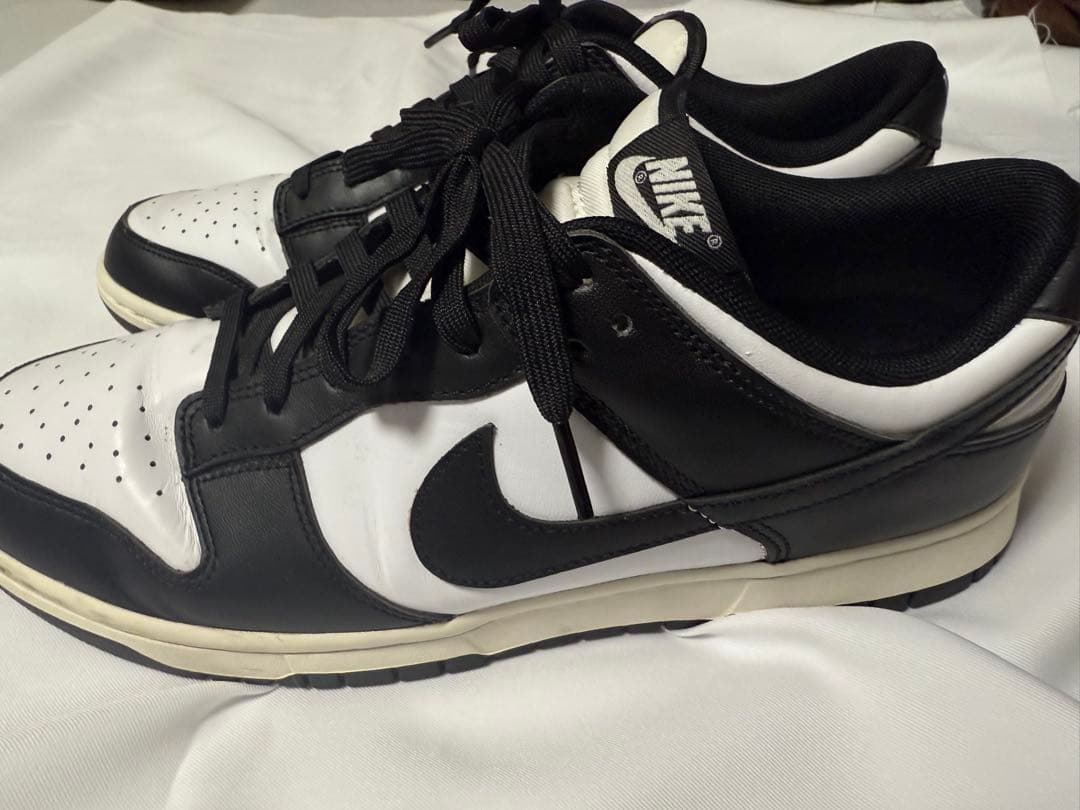 シューズ(男性用) NIKE DUNK LOW \"PANDA\"
