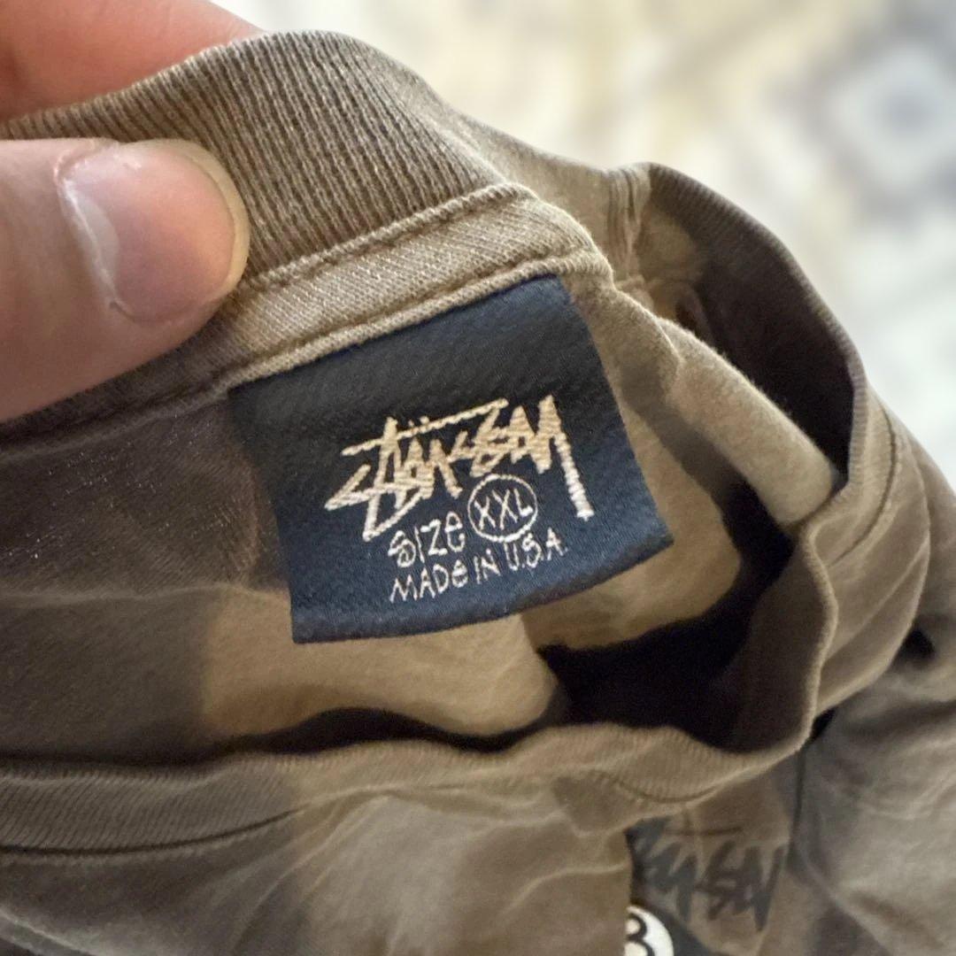 Stussy 8ボール Tシャツ XXL ブラウン