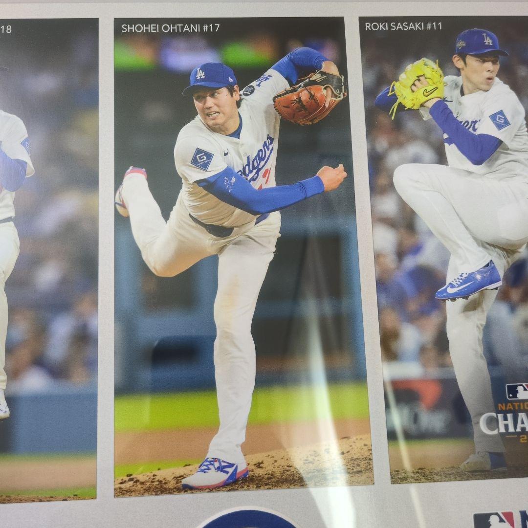 【世界限定！】ロサンゼルス・ドジャース NLCS 記念フレーム 限定版2025