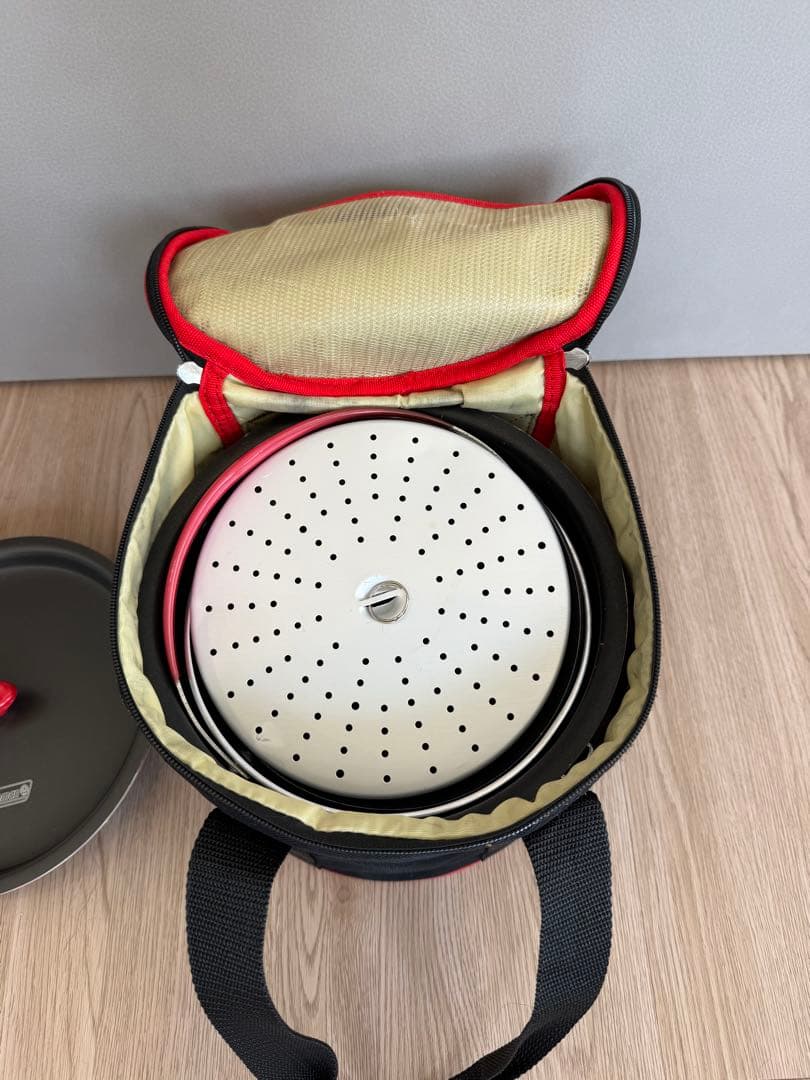 【Coleman】アルミクッカーコンボ　キャンプ調理器具