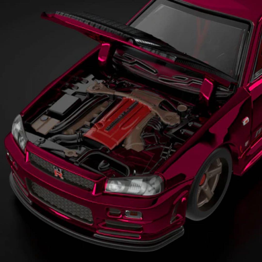 ミニカー Nissan Skyline GT-R BNR34 RLC