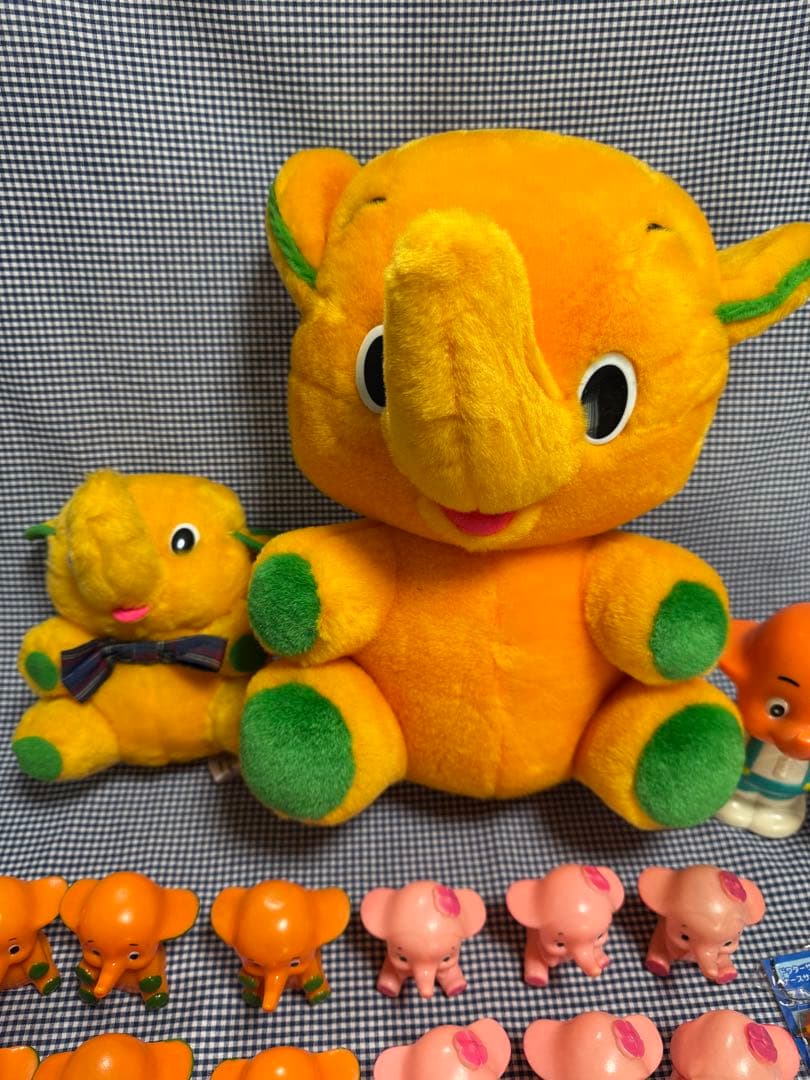 サトちゃんのぬいぐるみと指人形やキーチェーンなど　非売品