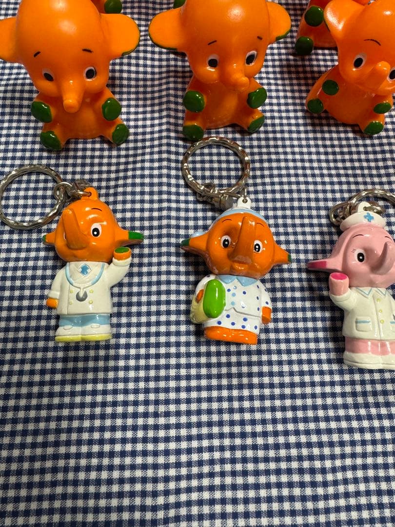 サトちゃんのぬいぐるみと指人形やキーチェーンなど　非売品