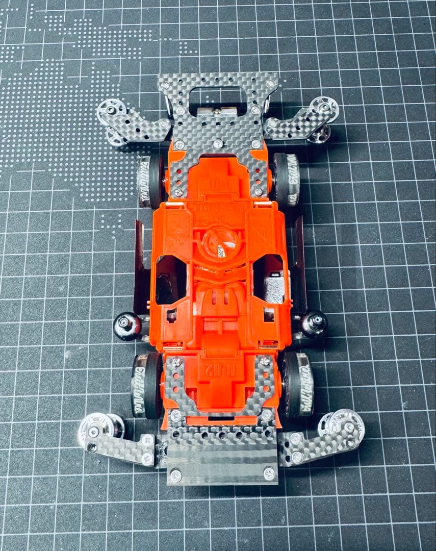 ミニ四駆 MSフレキ フルカーボン フルギミック 完成品 サンダーショットJr.