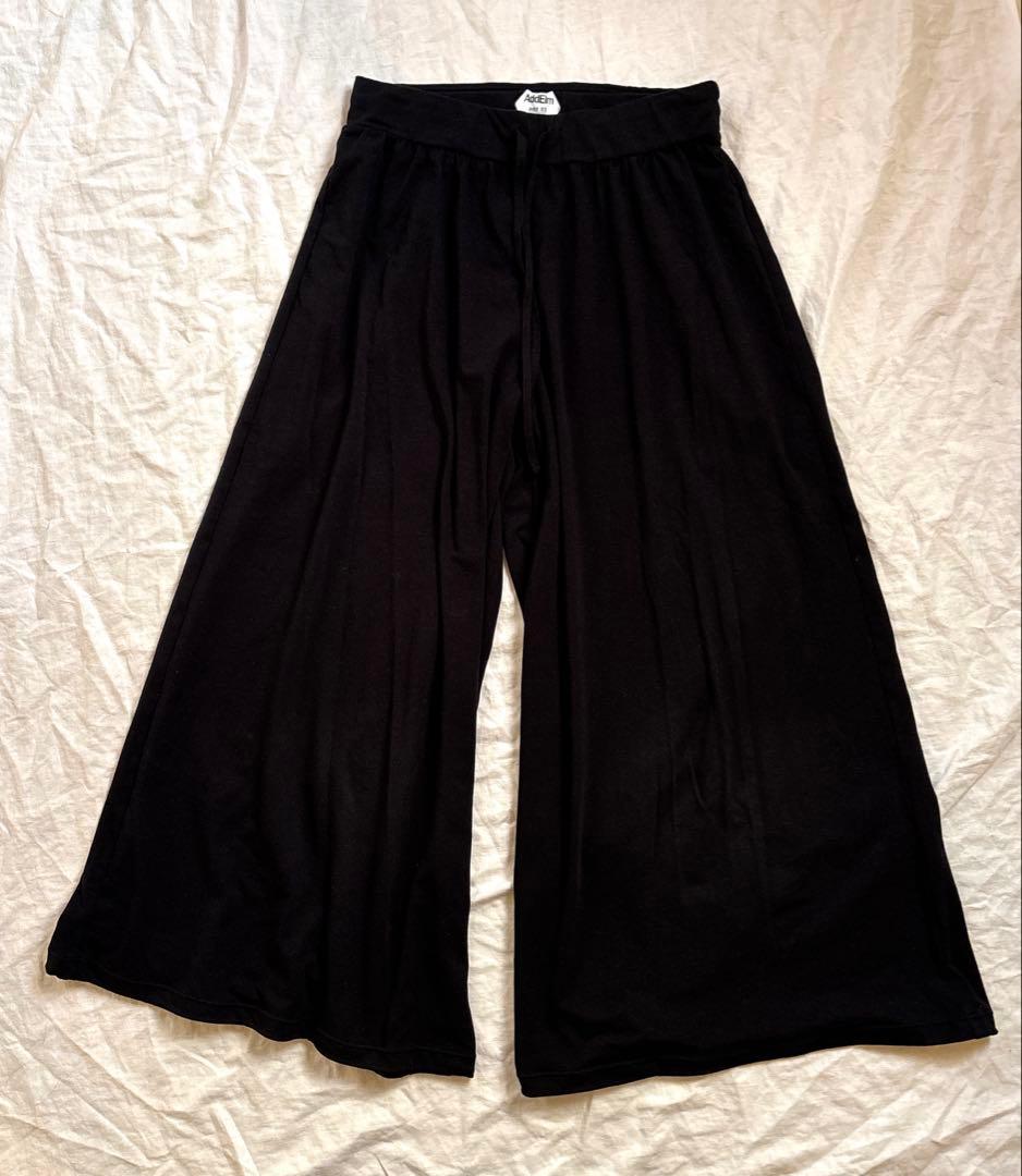 チャコット　Chacott　ワイドパンツ 黒　AddElm