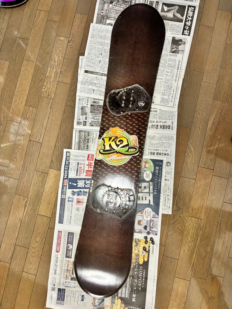 K2 スノーボード ダークウッド調 グリーン