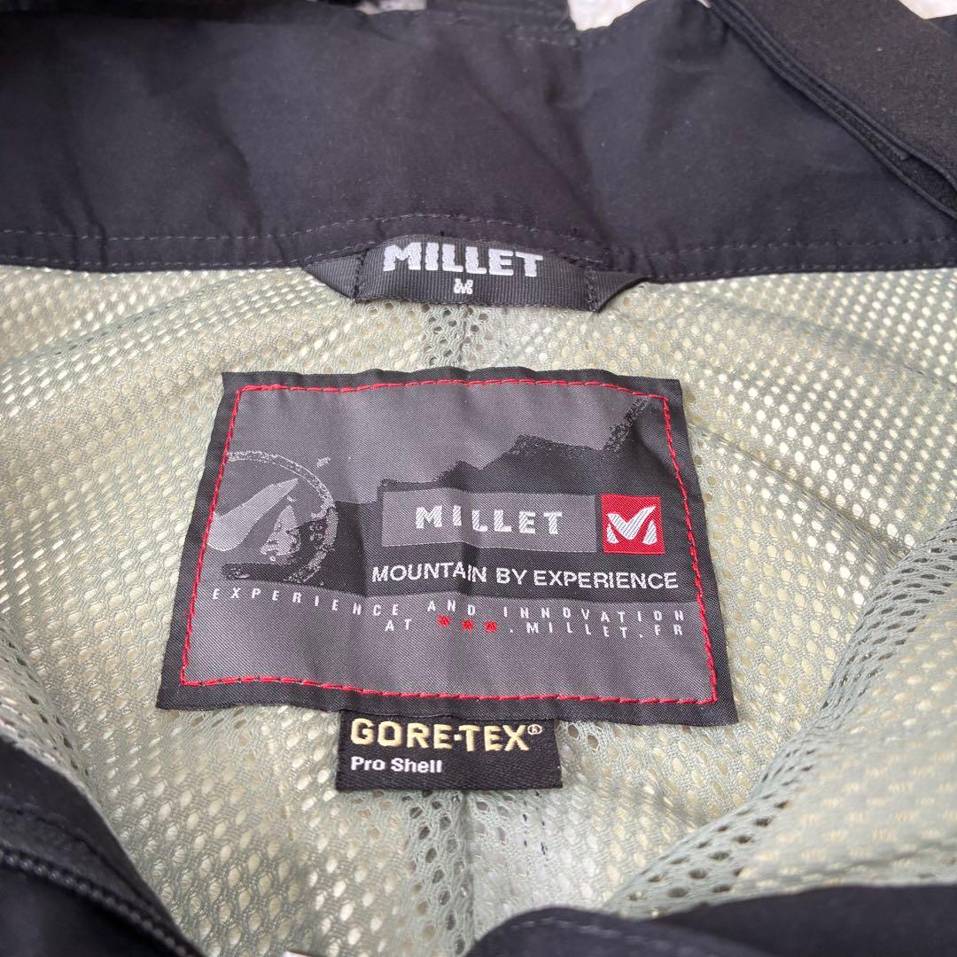 タグ付き　ミレー GORE-TEX 防水・防風 黒　Mサイズ　ウェア　パンツ