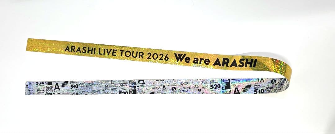 ARASHI LIVE 2026 金テップ 1本We are ARASHI