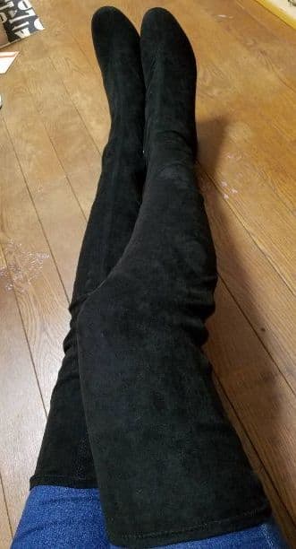 AneraTokyoスウェードニーハイブーツ[進化バージョン]