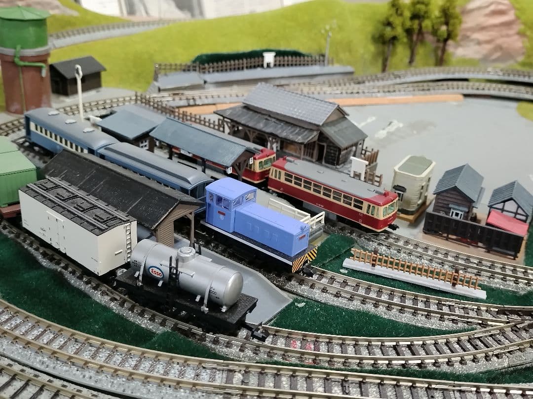 Nゲージ 鉄道模型 日笠鉄道セレブなダブルスリップポイント採用レイアウト