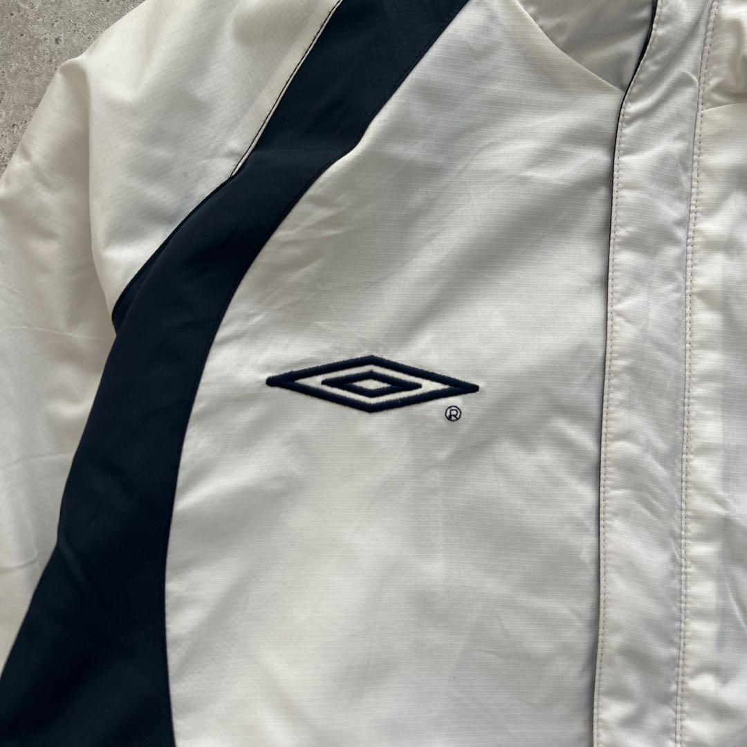 umbro 90s アンブロ ジャージ トラックジャケット ホワイト ネイビー