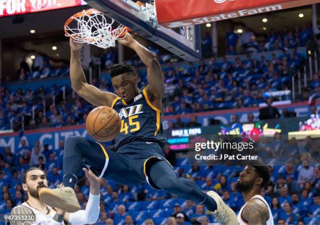 NBA ユタ・ジャズ　ドノバン・ミッチェル　ユニフォーム　バスケ