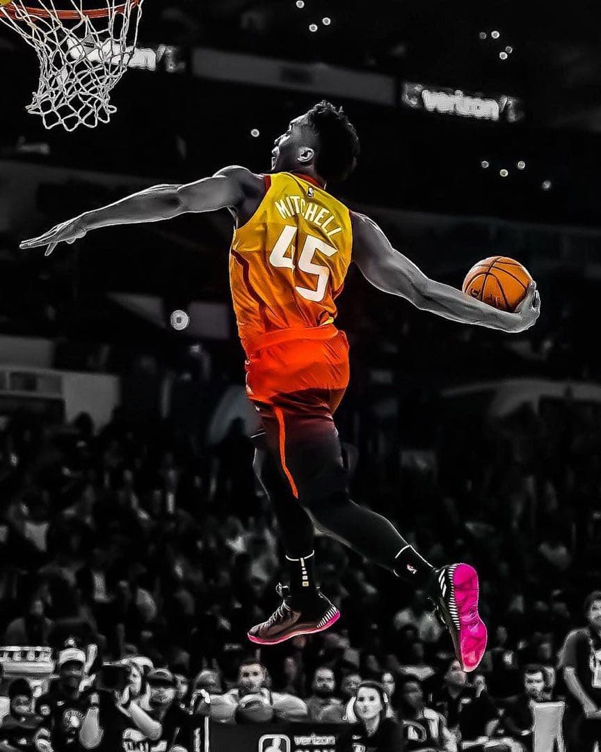 NBA ユタ・ジャズ　ドノバン・ミッチェル　ユニフォーム　バスケ