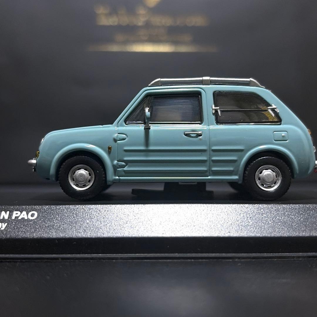 【日産 パオ】1/43アクアグレー 限定 Kyosho Nissan
