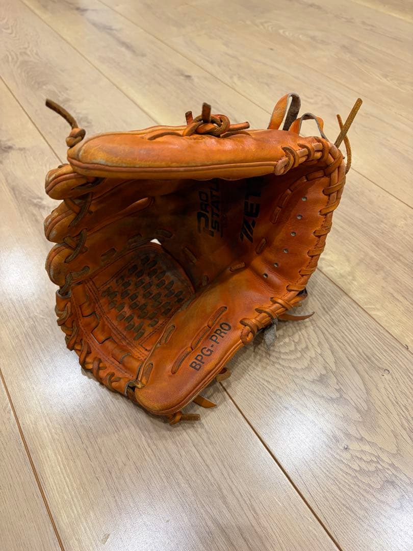 ZETT一般硬式内野手オーダーグローブ！廃盤品！高校野球対応品！