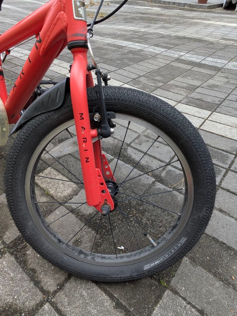 引き取り限定！MARIN 子供用自転車 18インチ オレンジ