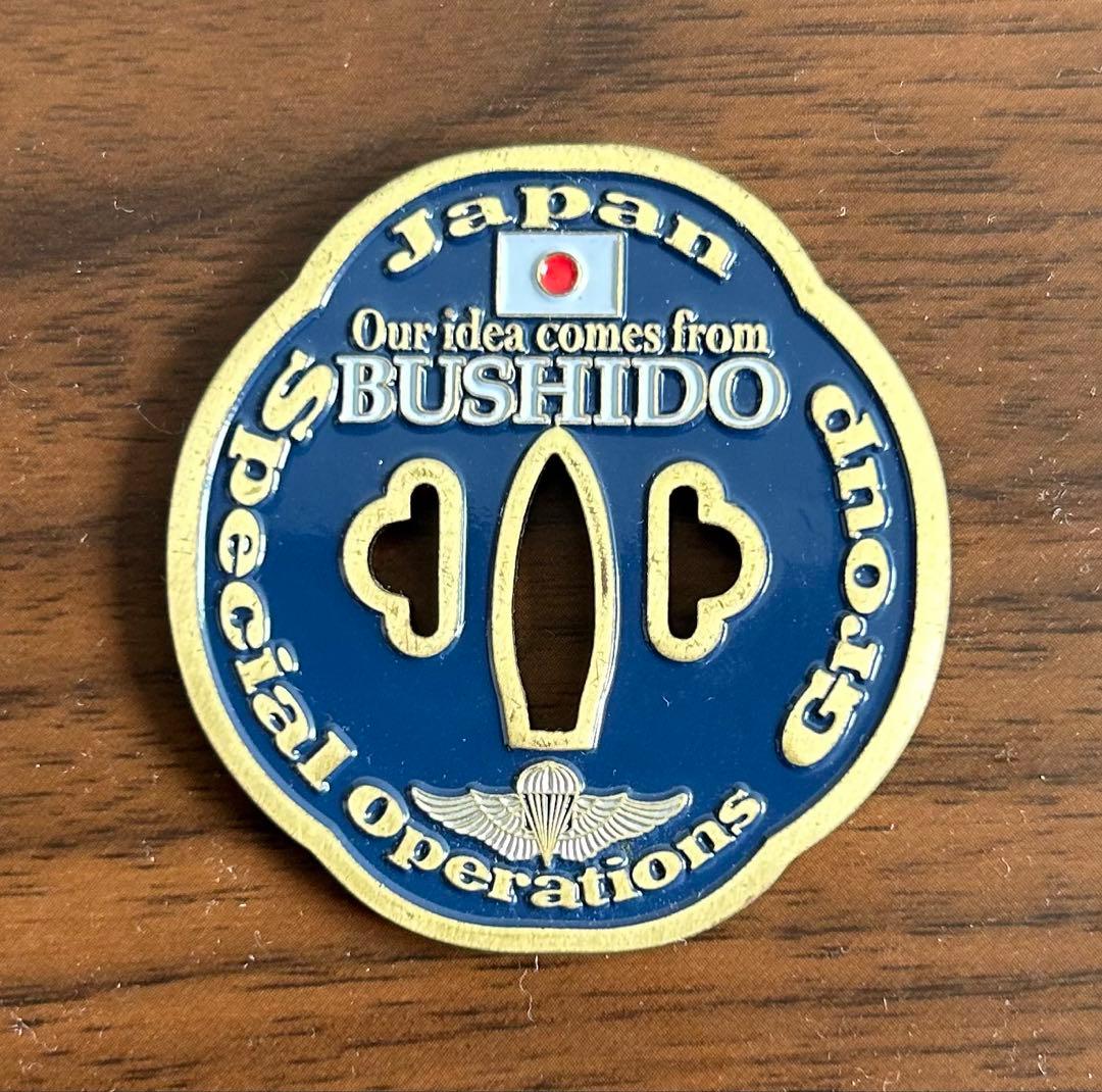 特殊作戦群チャレンジ 昔記念に頂きました。 ドラゴン彫刻 BUSHIDO