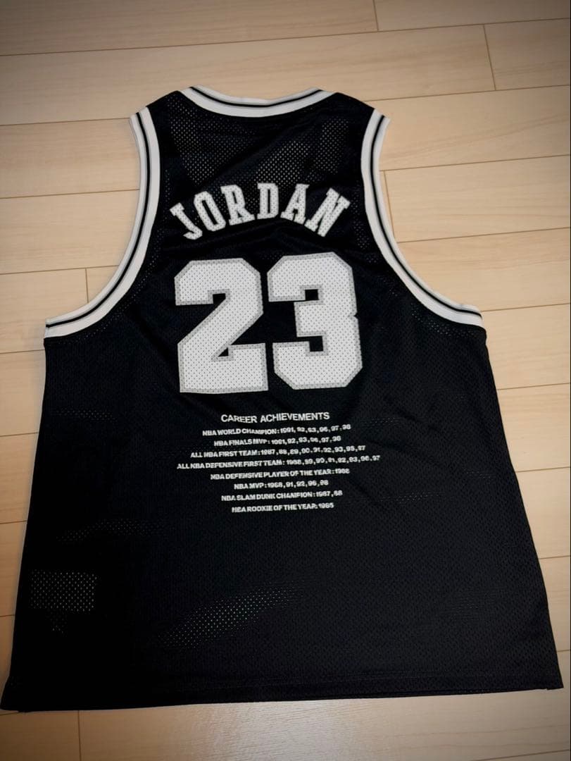 Jordan メッシュタンクトップ Mサイズ ブラック 23 タグ付き