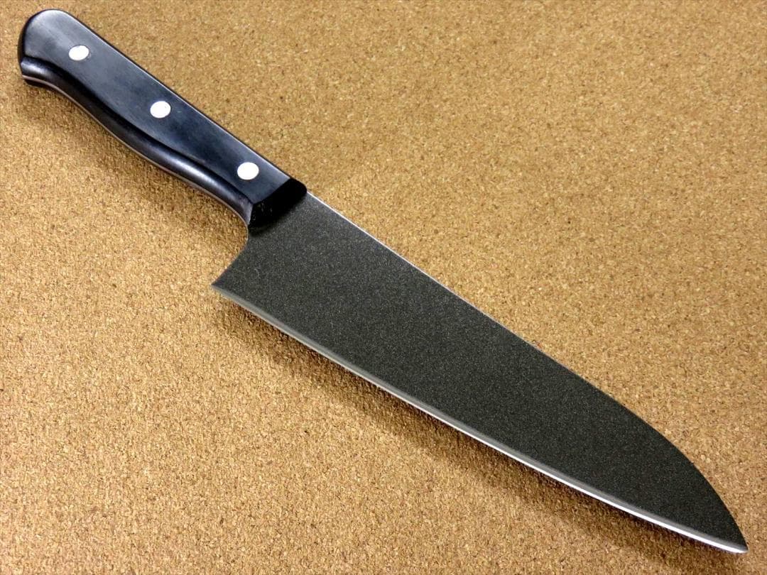 関の刃物 牛刀 175mm フッ素コーティング加工 肉切り 魚処理 両刃 洋包丁