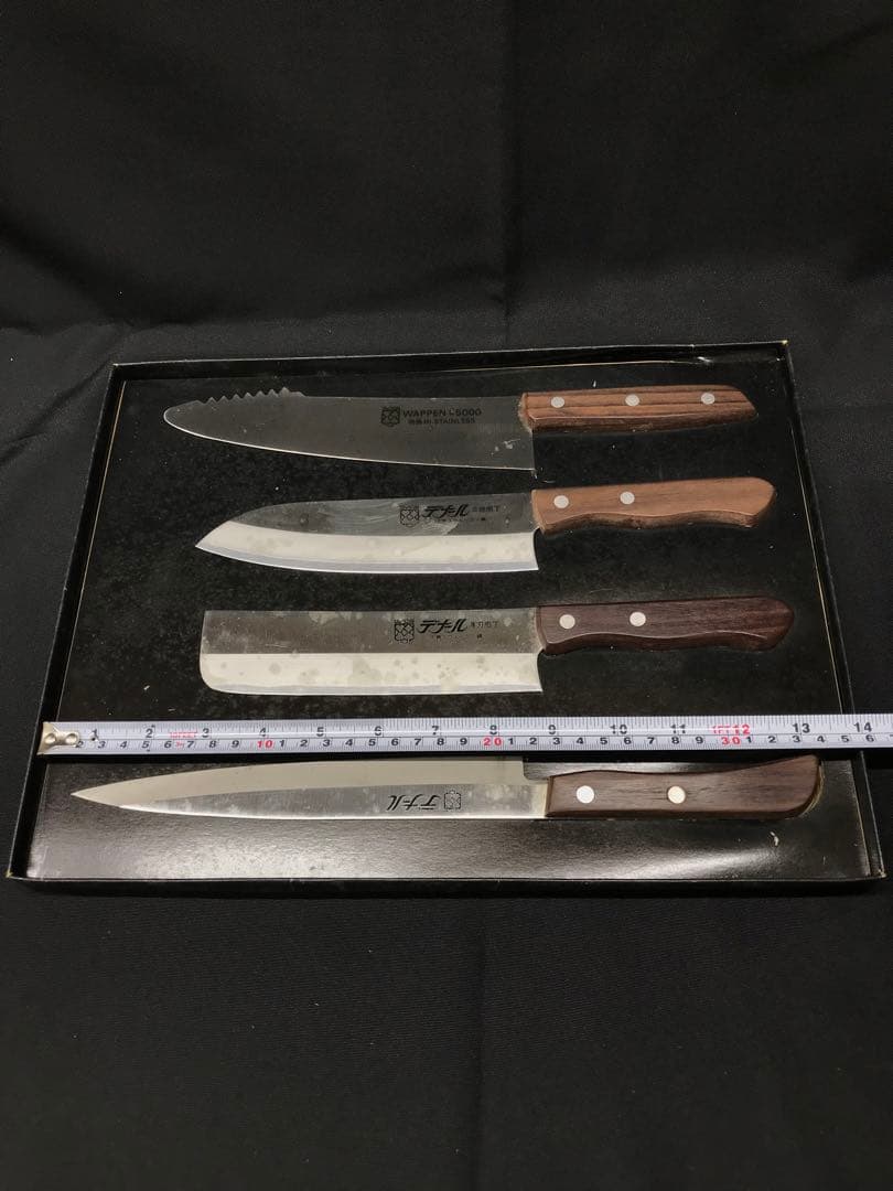 【経年品】デナール　包丁　4種　ワッペンA  不銹　スウェーデン鋼