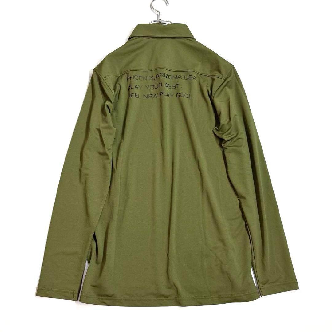 未使用品❗️PING メンズ　L 長袖ポロシャツ　ボタンダウン　カーキ