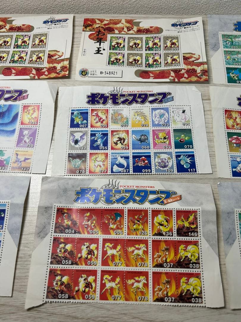 ポケモンスタンプ　切手風　まとめ　22シート