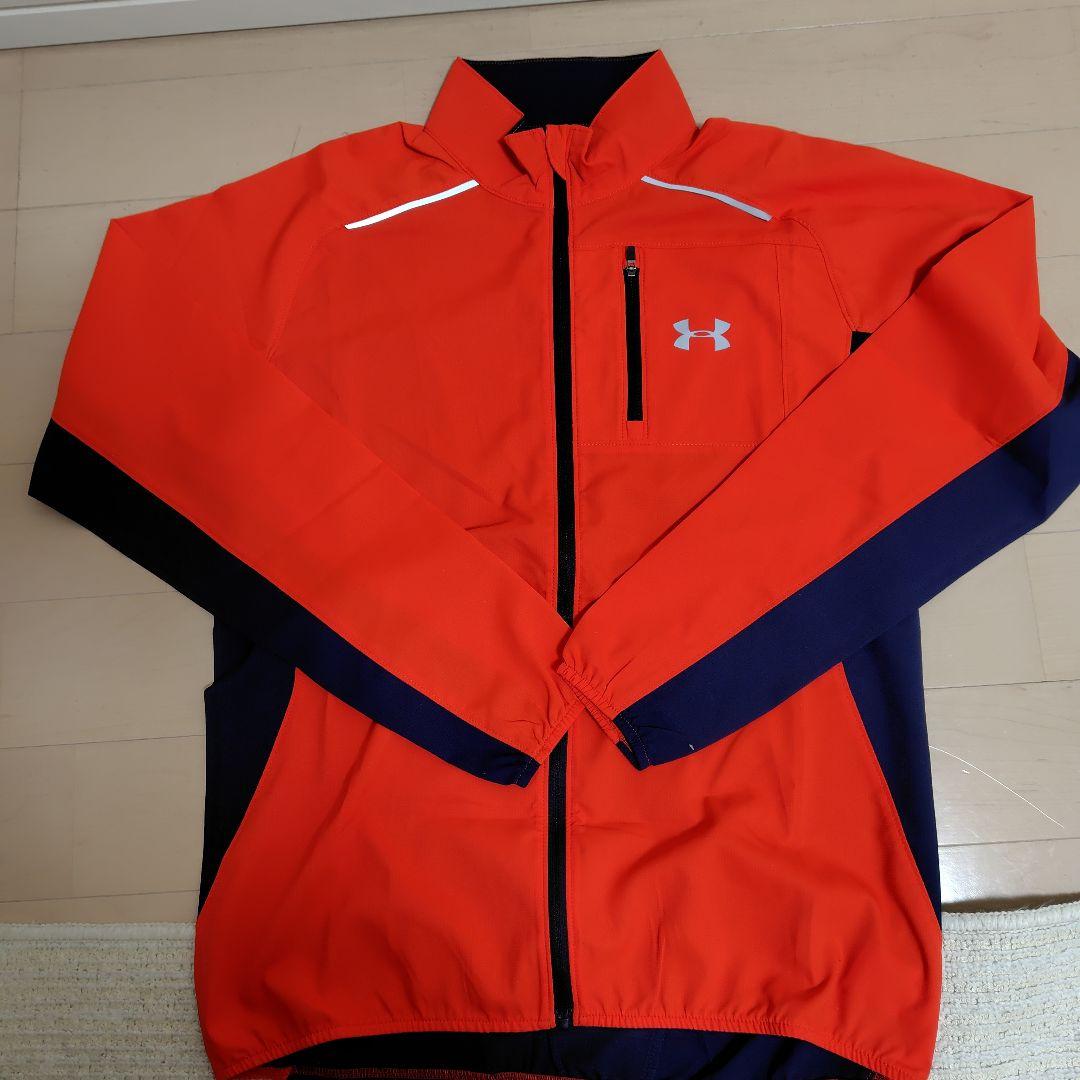 UNDER ARMOUR MD ジャケット オレンジ/ネイビー