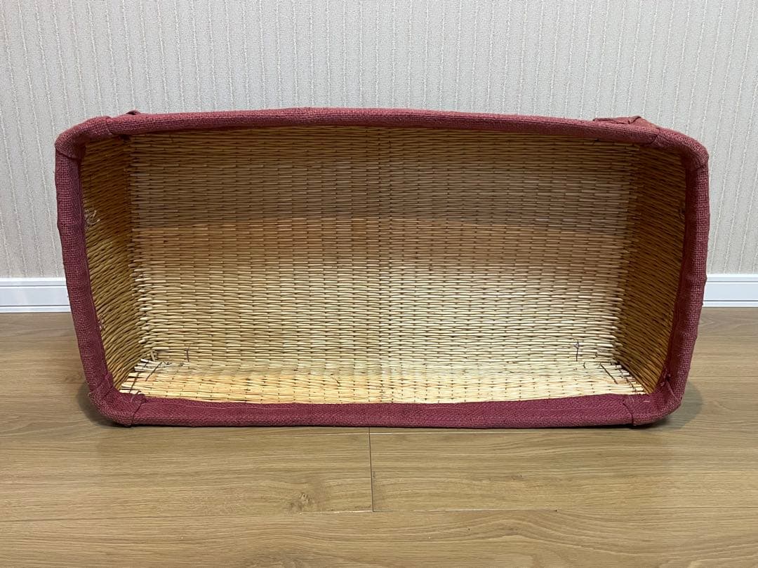 激レア★柳行李　大小セット　昭和レトロ　アンティーク籠　衣装箱　収納ケース