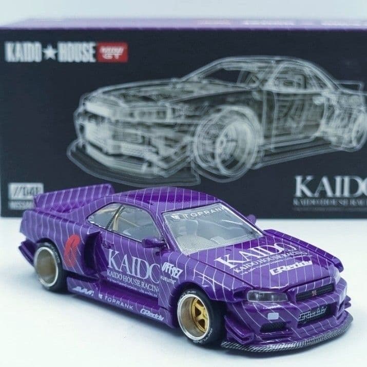 新品 1/64 スカイライン GT-R R34 KAIDO WORKS V1