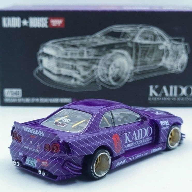 新品 1/64 スカイライン GT-R R34 KAIDO WORKS V1