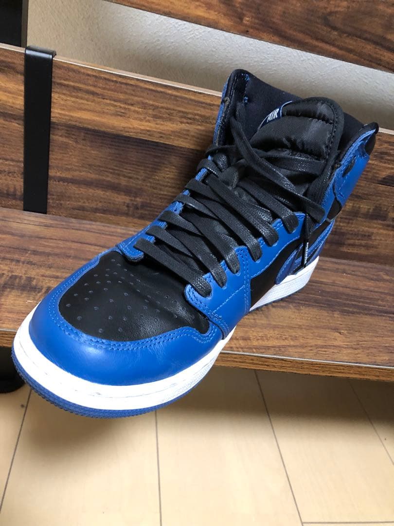 Nike Air Jordan 1 青/黒 中敷を交換してます ダークマリーナ