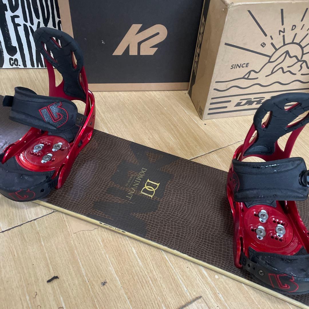 BURTON　バートン　スノーボードセット　CUSTOMバインディング付