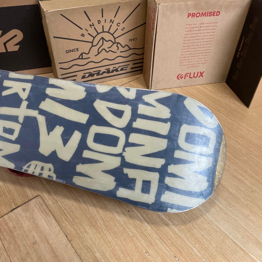 BURTON　バートン　スノーボードセット　CUSTOMバインディング付