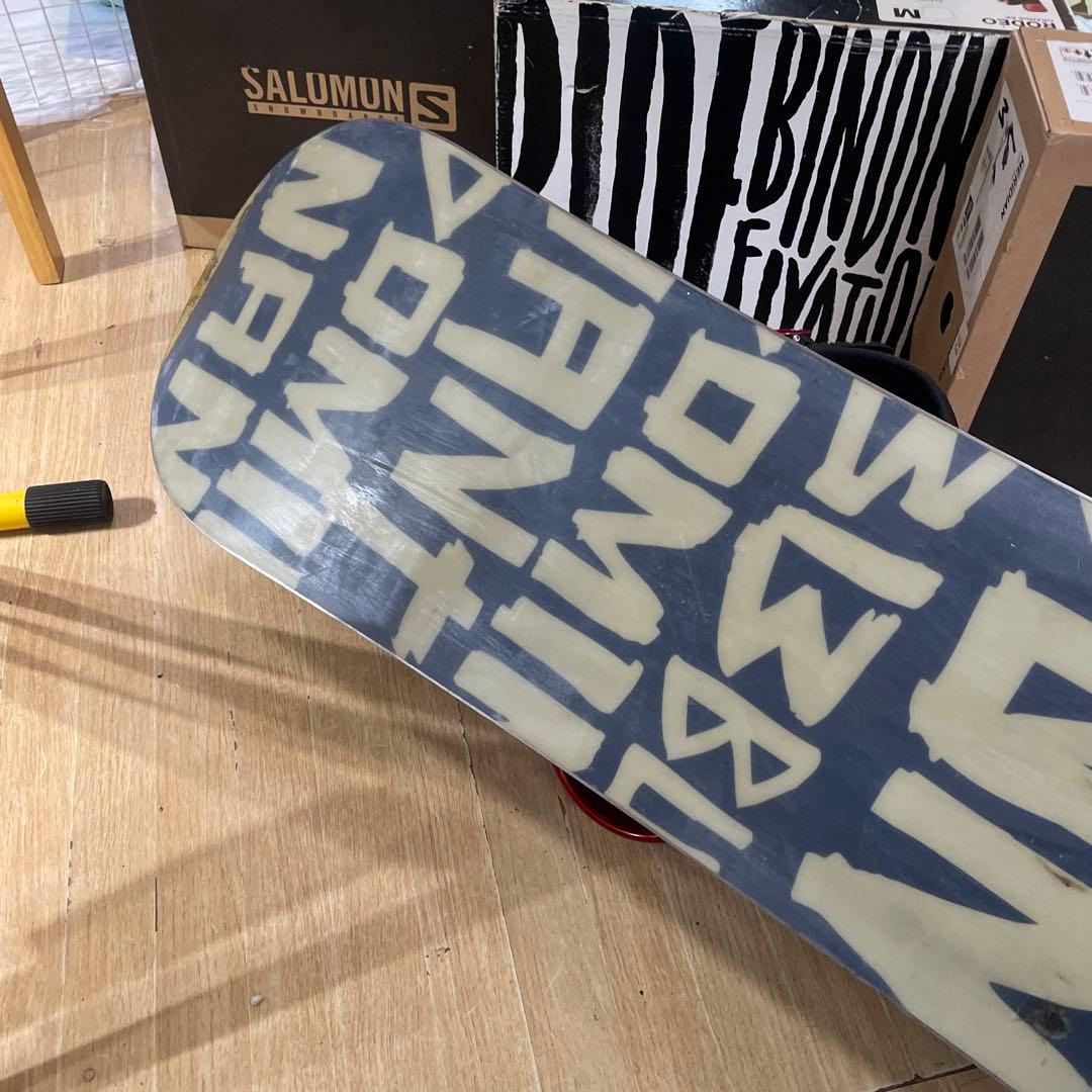 BURTON　バートン　スノーボードセット　CUSTOMバインディング付