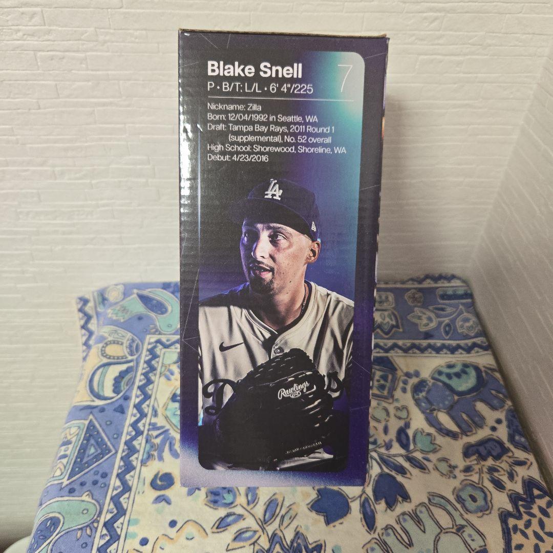 Blake Snell .ボブルヘッドフィギュア .ドジャーズ