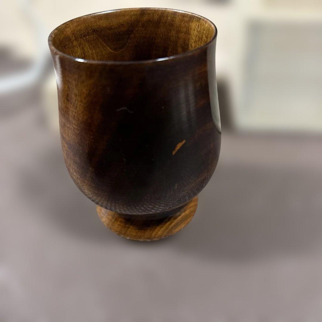 GNU 木製カップ泉　桐箱付