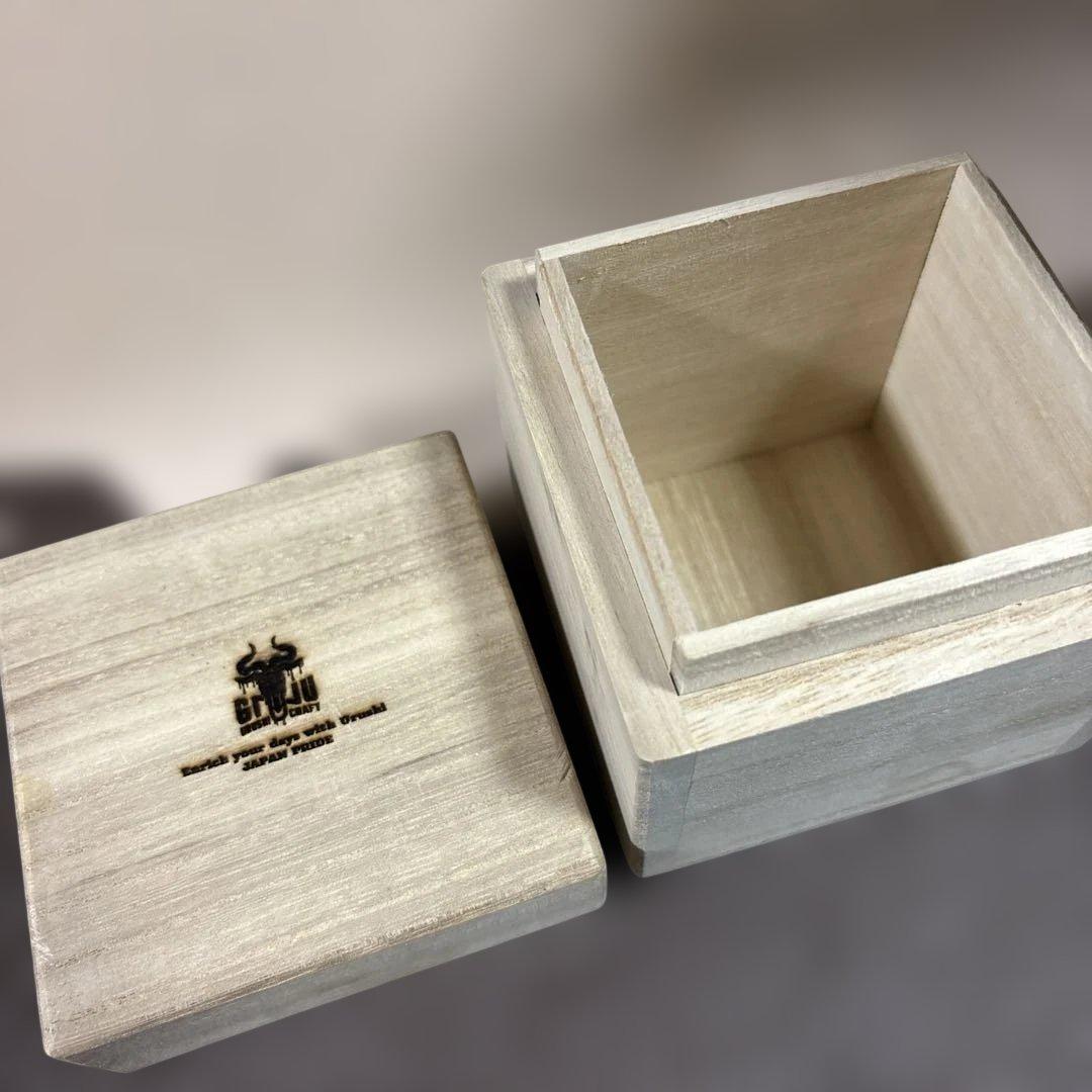 GNU 木製カップ泉　桐箱付