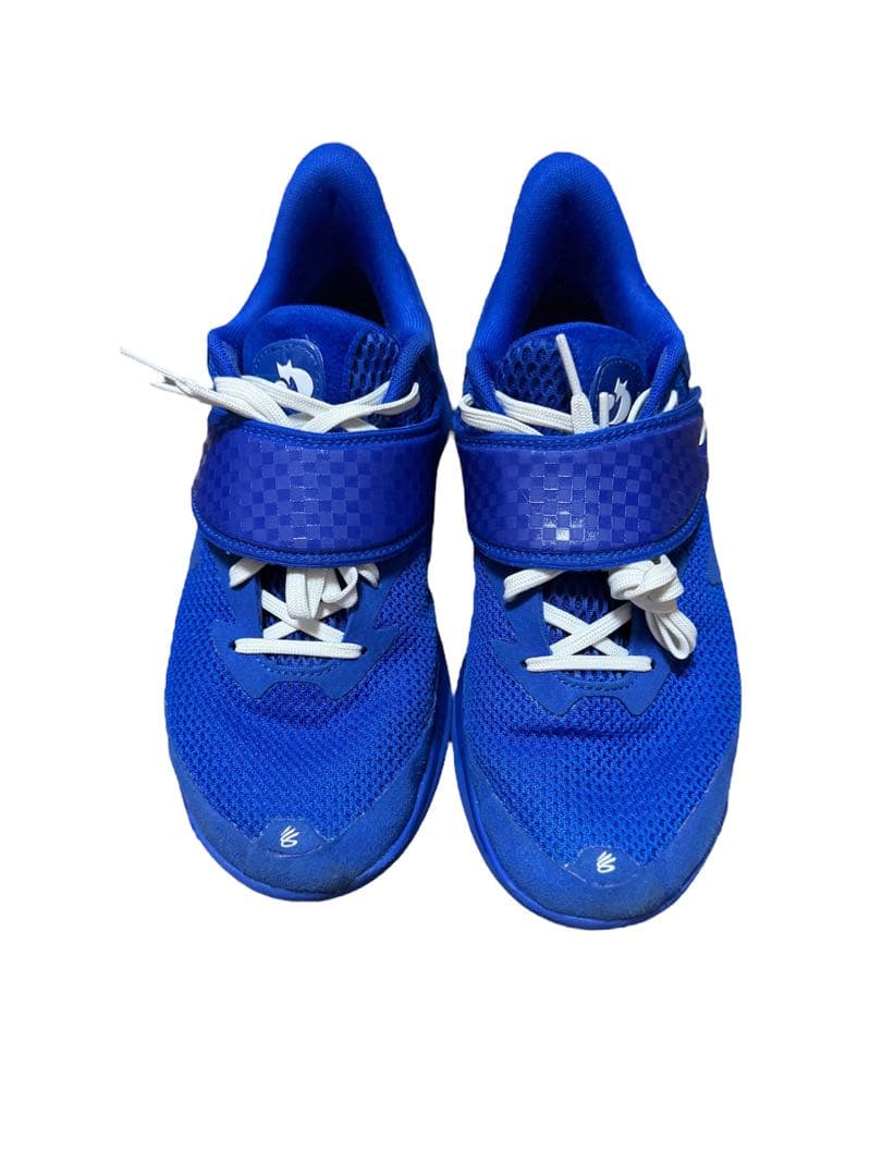 UNDER ARMOUR バスケットボールシューズ 27cm ブルー　fox 1