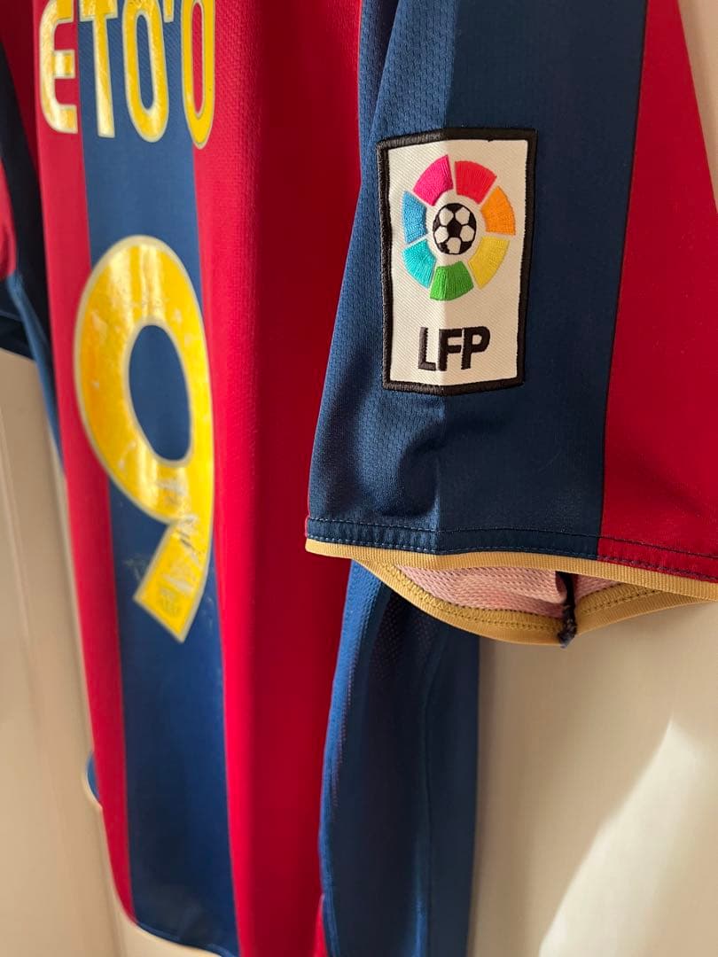 K*n様 FC バルセロナ 07-08 エトー ホーム ユニフォーム セット 5