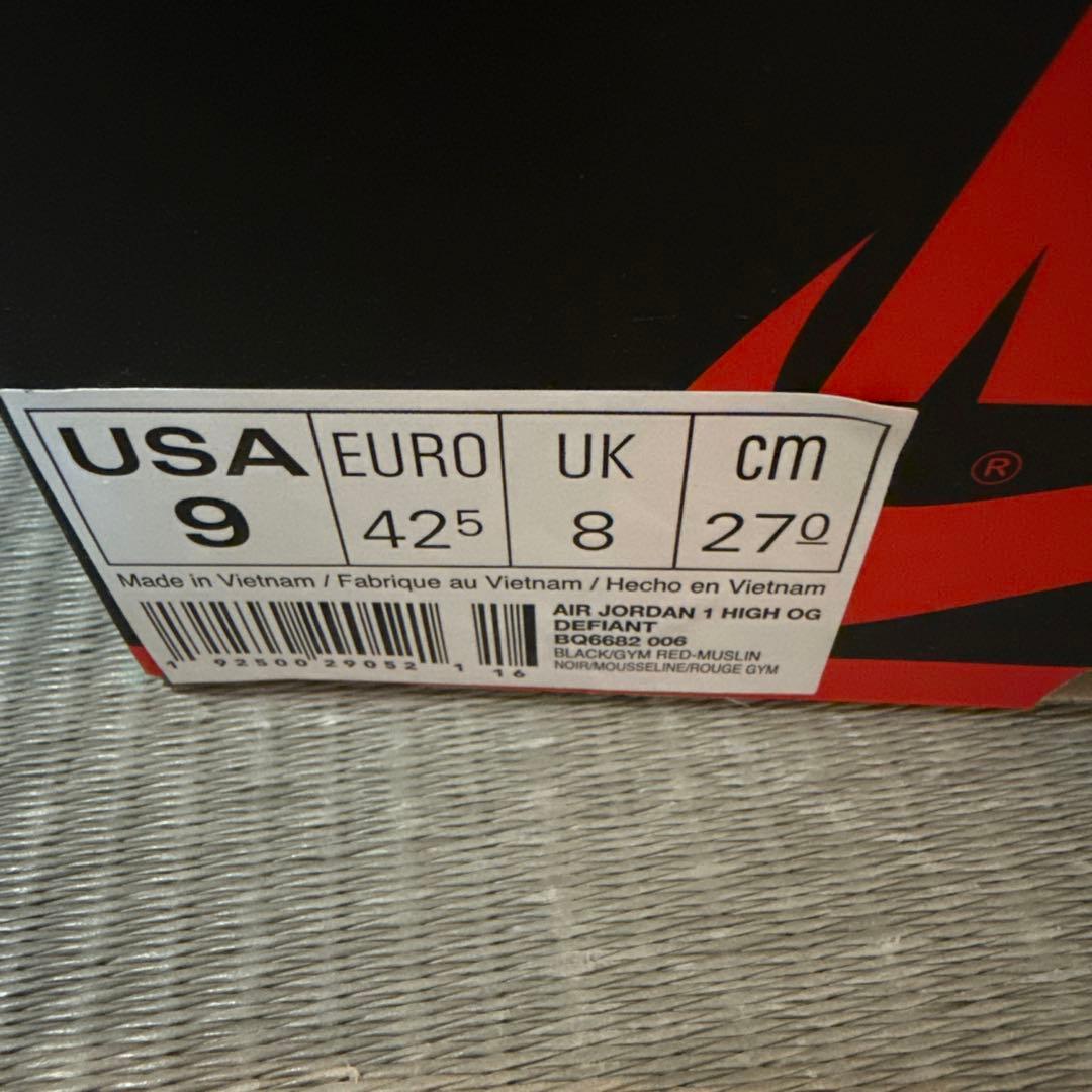 Air Jordan 1 ハイカットシューズ　HIGH OG DEFIANT
