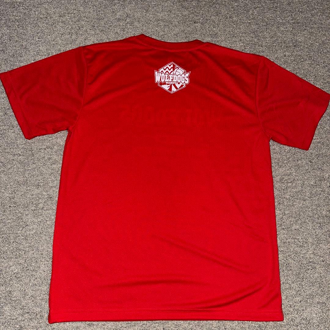 高梨健太　WOLFDOGS 直筆サイン入り Tシャツ Lサイズ レッド