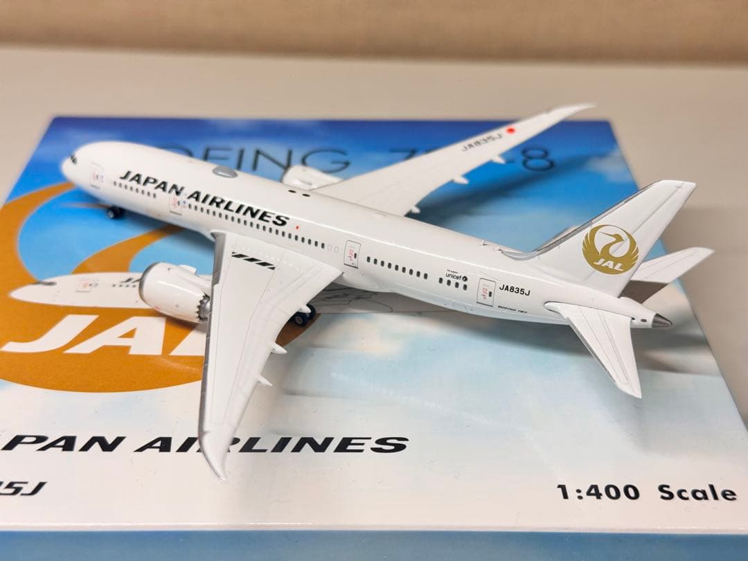 JAL B787-8 JA835J 金の鶴丸 希少 1/400 Phoenix