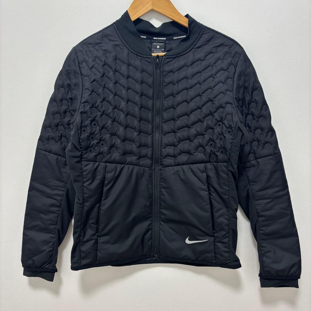 美品【NIKE/ナイキ】エアロロフト/AEROLOFTJACKET Sサイズ　黒