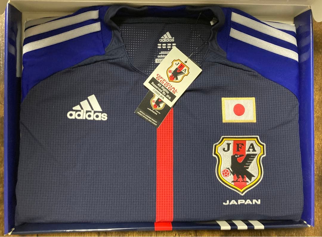 adidas 2012 サッカー 日本代表 オーセンティック ユニ ホーム L
