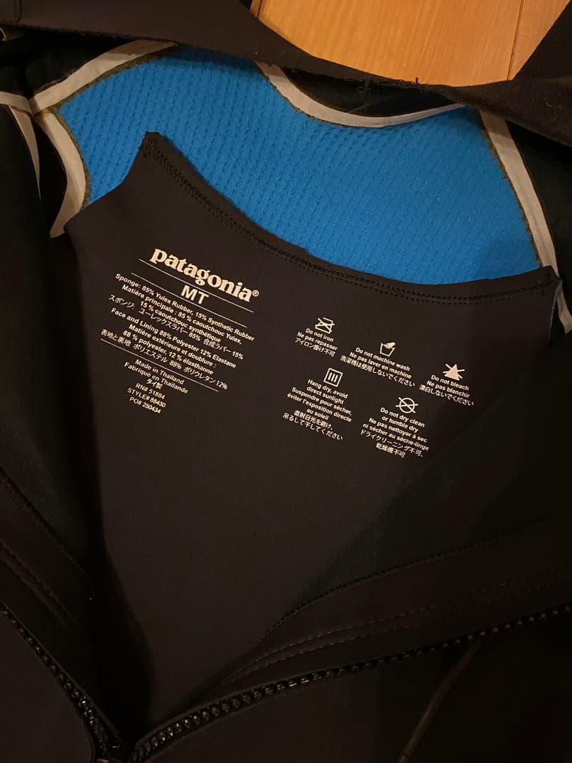 patagonia ブラック ウエットフルスーツ
