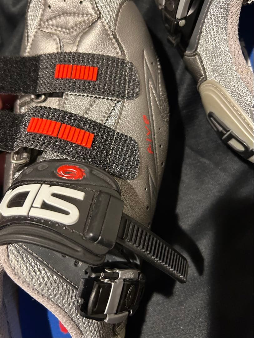 【SIDI】 ビンディングシューズ(size:45／シルバー)